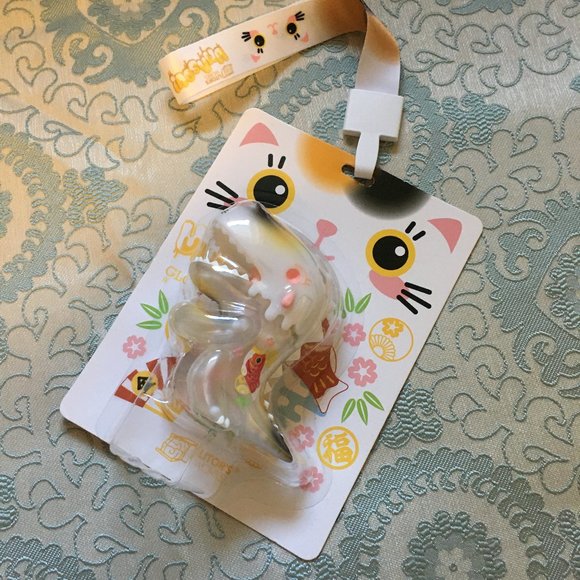 Rare NWT UMASOU! Lucky Cat Dinosaur Girl With Lanyard - Picture 2 of 10
